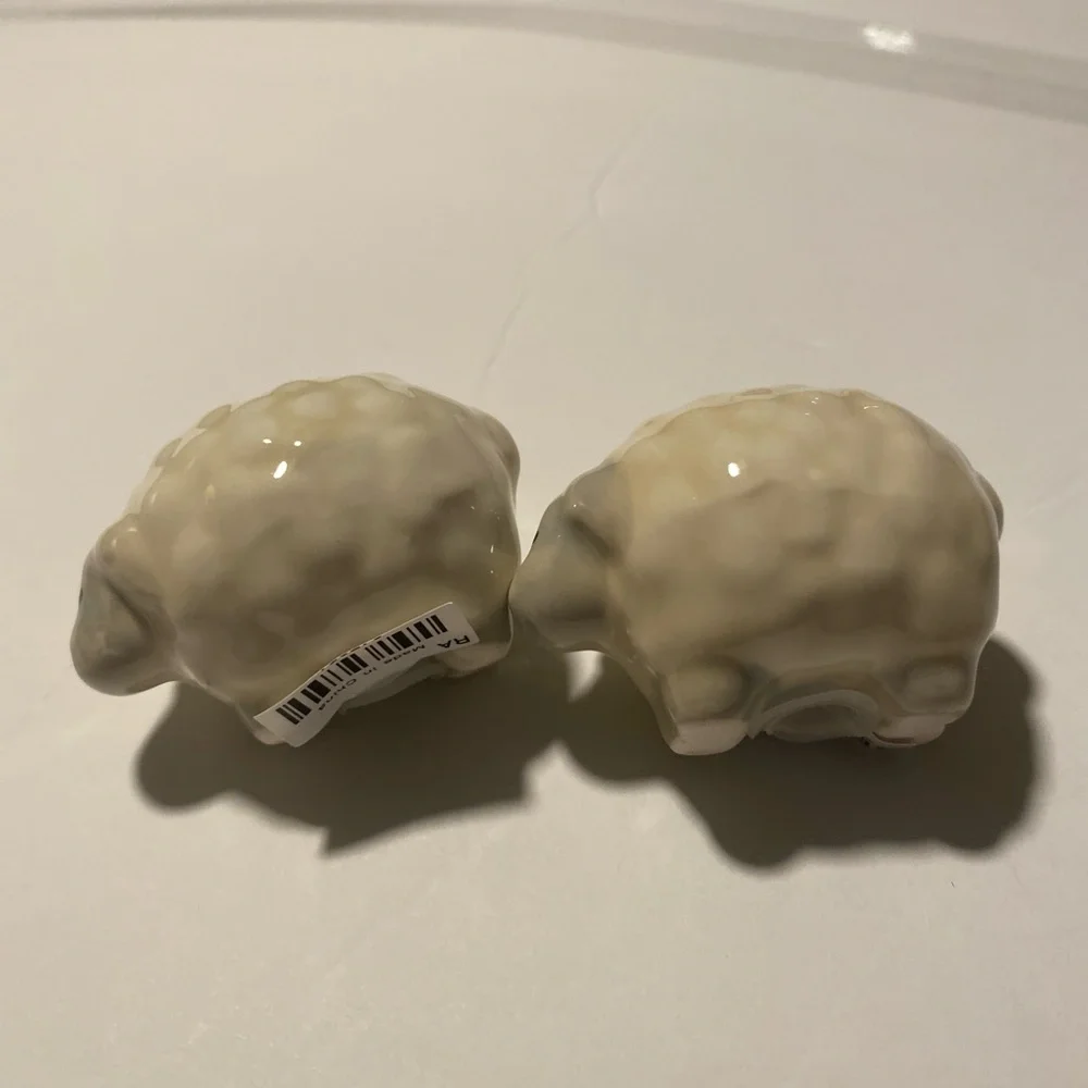 Sheep Shaped Salt and Pepper Shakers